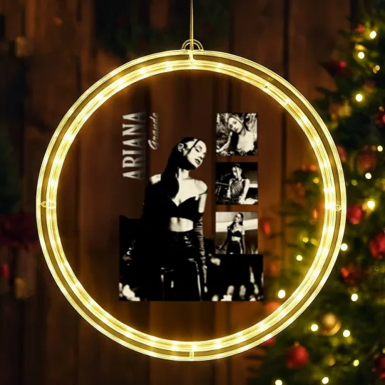 Discover Ariana American Singer LED Christmas Window Lights, Yours Truly Ariana, Ariana cloud, Ariana LED Christmas Window Lights