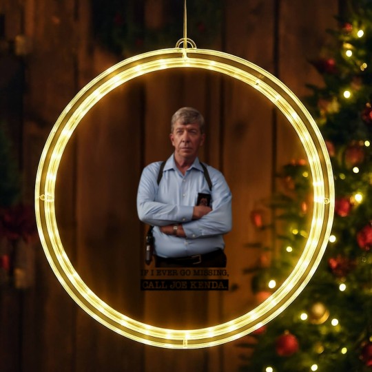 Discover Joe Kenda LED Christmas Window Lights If I Ever Go Missing Call Joe Kenda LED Christmas Window Lights