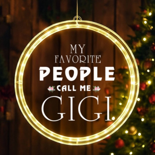 Discover My Favorite People Call Me Gi Gi LED Christmas Window Lights