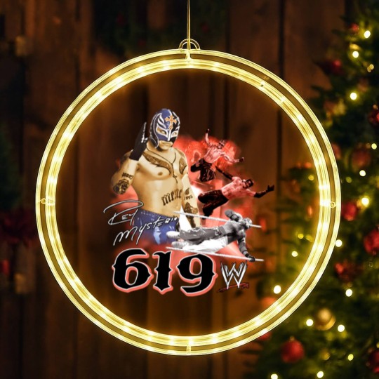 Discover Rey Mysterio LED Christmas Window Lights Clothing For Men, Woman