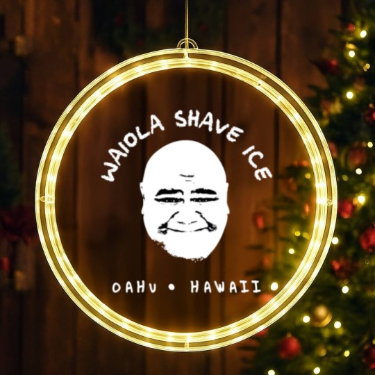 Discover Waiola Shave Ice - Kamekona - LED Christmas Window Lights