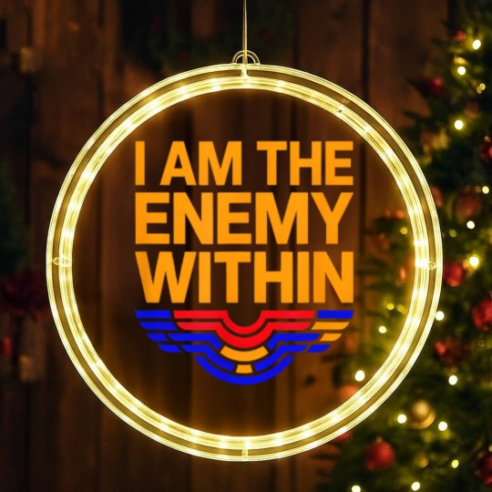 Discover I Am The Enemy Within LED Christmas Window Lights LED Christmas Window Lights