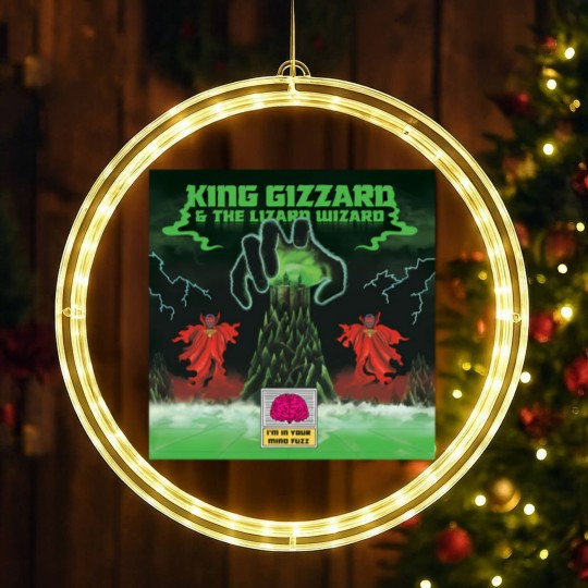 Discover King Gizzard Amp The Lizard Wizard - Ix27M In Your Mind Fuzz LED Christmas Window Lights