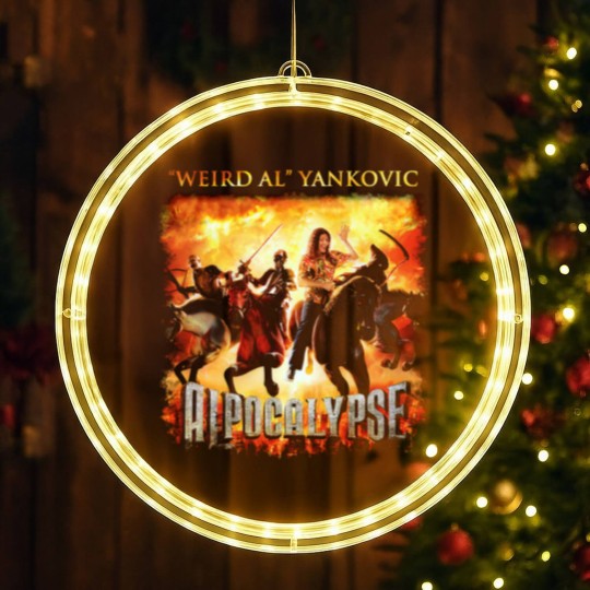 Discover WEIRD AL YANKOVIC LED Christmas Window Lights