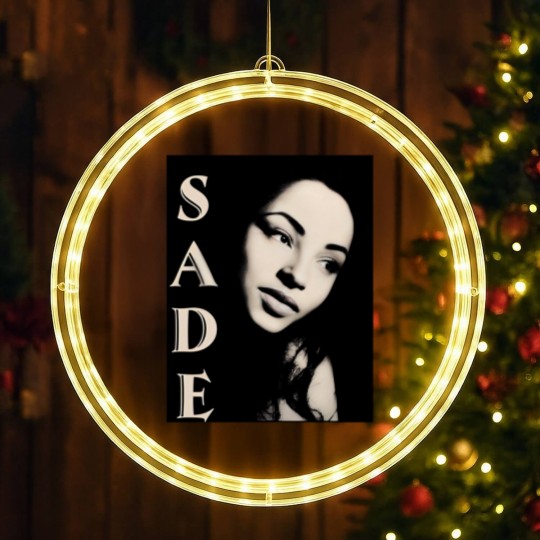 Discover Color Sade Adu Gift fans LED Christmas Window Lights, Pop Music Sade LED Christmas Window Lights, Sade music Album LED Christmas Window Lights