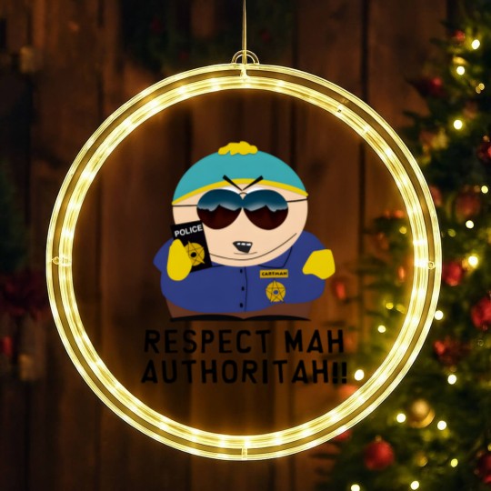Discover RESPECT MAH AUTHORITAH! Temporary design LED Christmas Window Lights