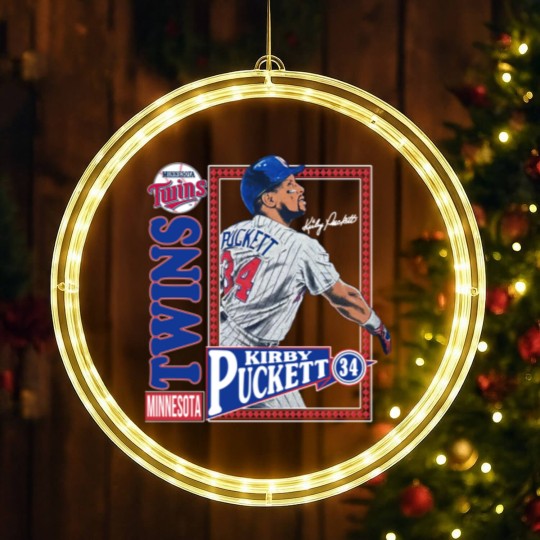 Discover 1992 Kirby Puckett Twins LED Christmas Window Lights