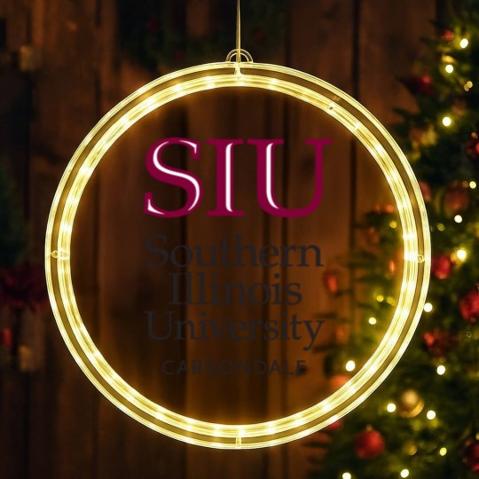 Discover Southern Illinois University Carbondale (SIU or SIUC) LED Christmas Window Lights