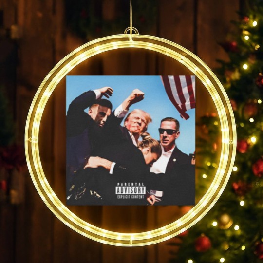 Discover TRUMP Album Cover Shooting LED Christmas Window Lights