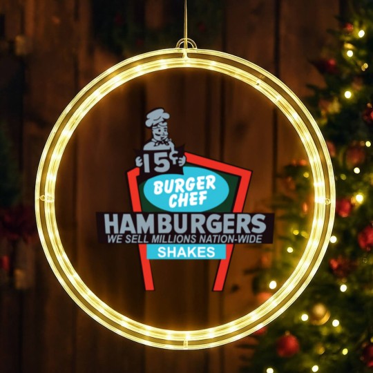 Discover Burger Chef - Burger Chef - LED Christmas Window Lights