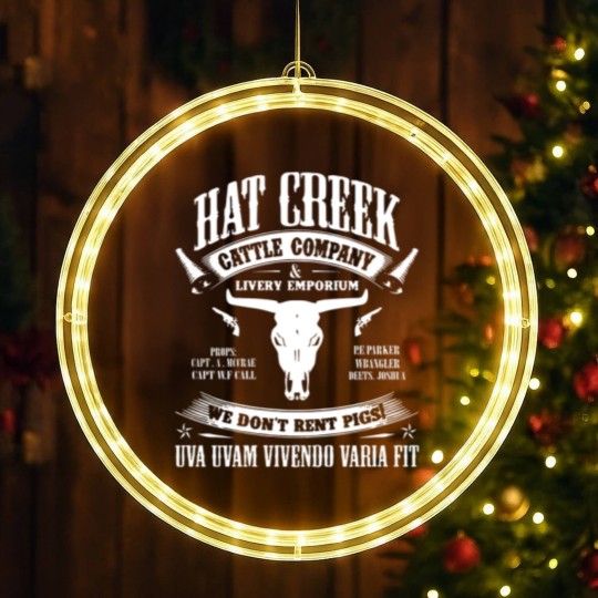 Discover Hat creek cattle company livery emporium we don't LED Christmas Window Lights