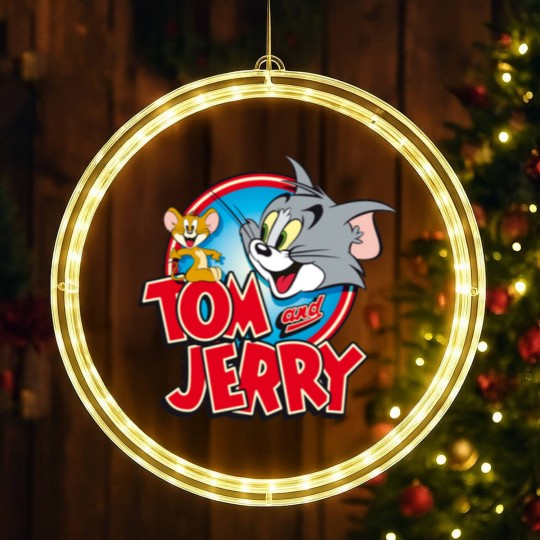 Discover Tom And Jerry Cartoon LED Christmas Window Lights