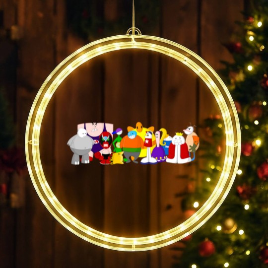 Discover Homestar Runner   Faimly art Chibi LED Christmas Window Lights