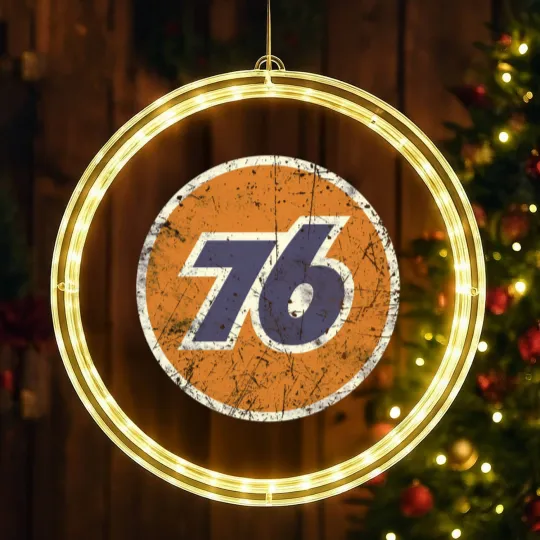 Discover 76 Oil Union Vintage LED Christmas Window Lights