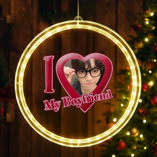 Discover Soobin TXT ‘i love my boyfriend’ Army78th Field Artillery Regiment wo Txt LED Christmas Window Lights