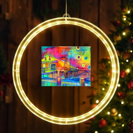 Discover Avalon Pier Long LED Christmas Window Lights