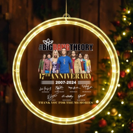 Discover The Big Bang Theory LED Christmas Window Lights | The Big Bang Anniversary LED Christmas Window Lights