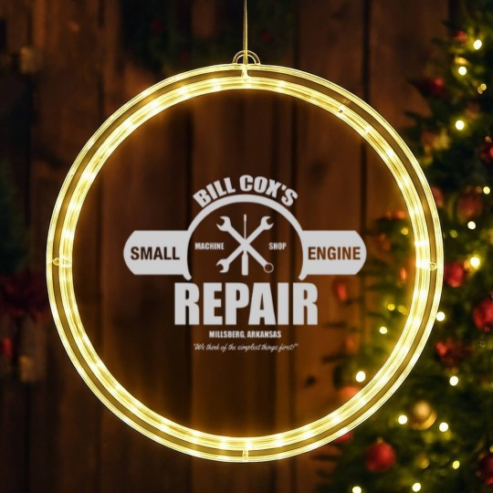 Discover Bill Cox Small Engine Repair - Sling Blade - LED Christmas Window Lights
