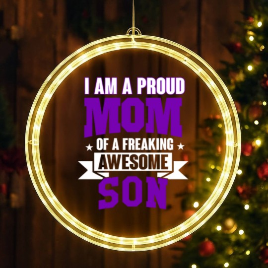 Discover Mother and son LED Christmas Window Lights