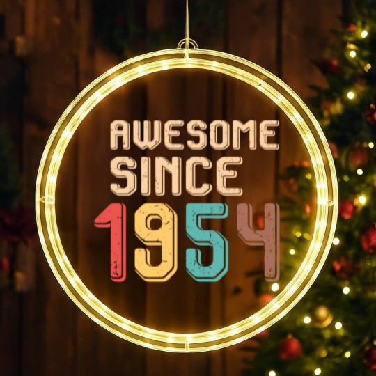 Discover Awesome Since 1954 - Awesome Since 1954 - LED Christmas Window Lights