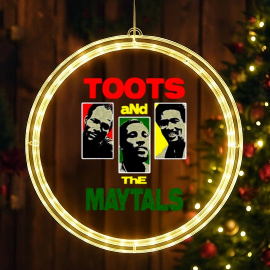 Discover Retro Vintage Toots And The Maytals Gift For Everyone Classic LED Christmas Window Lights