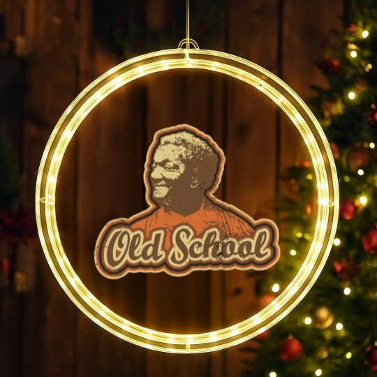 Discover Sanford and Son Funny 70's TV Show Fredsanford Old School Men's LED Christmas Window Lights