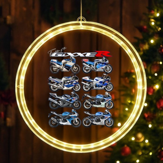 Discover gixxer, evolution, gsxr, road racing, motorcycle, motorbike, bike t LED Christmas Window Lights