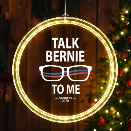 Discover Funny Bernie Sanders Bernie Sanders Talk Bernie to LED Christmas Window Lights