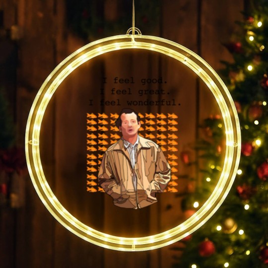Discover What about Bob I feel good I feel great I feel wonderful  LED Christmas Window Lights