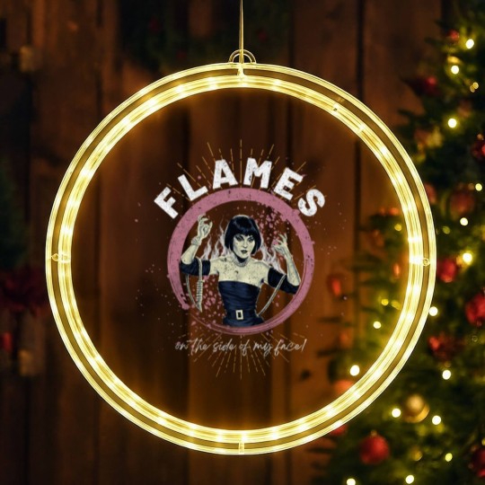Discover Flames on the side of my face - Clue - LED Christmas Window Lights