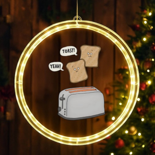 Discover Toast Yeah LED Christmas Window Lights