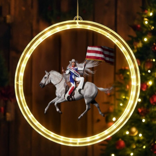 Discover Beyonce Cowboy Carter The New Album LED Christmas Window Lights