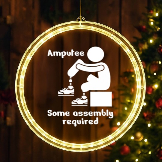 Discover Amputee Some Assembly Required LED Christmas Window Lights