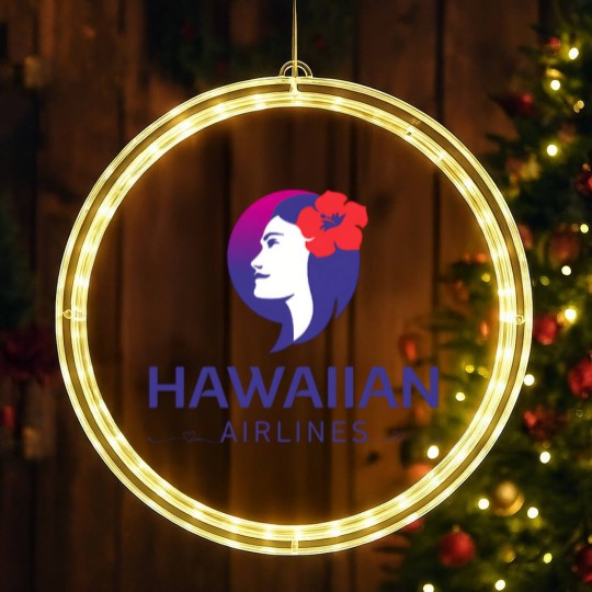 Discover Hawaiian Airlines LED Christmas Window Lights