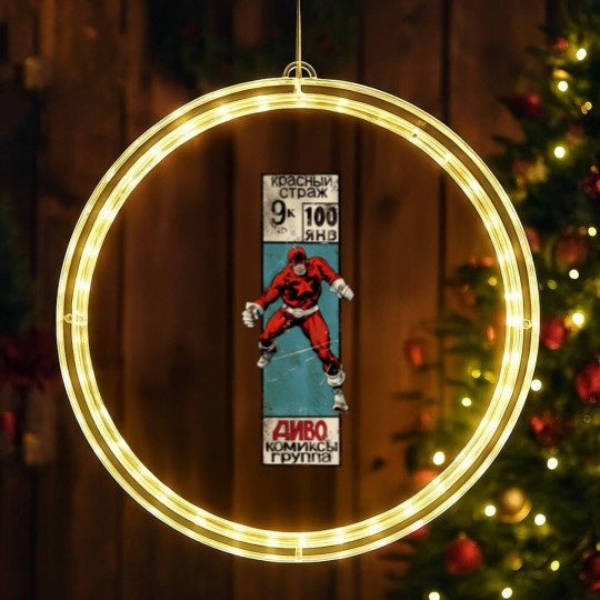 Discover Silver Age Red Guardian corner box LED Christmas Window Lights