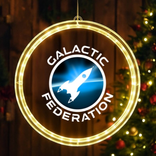 Discover Galactic Federation Logo - Galactic Federation - LED Christmas Window Lights