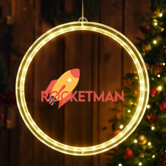 Discover Rocketman LED Christmas Window Lights