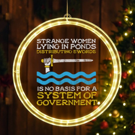 Discover Monty Python System Of Government - Distressed Look LED Christmas Window Lights