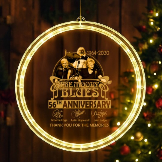 Discover The Moody Blues Lovers 56th Anniversary 1964 2020 Signature LED Christmas Window Lights