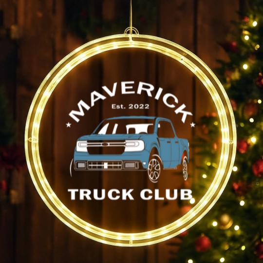 Discover Maverick Truck Club - Area 51 LED Christmas Window Lights