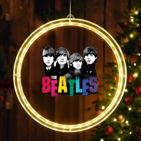 Discover Kids The Beatless Colorful LED Christmas Window Lights