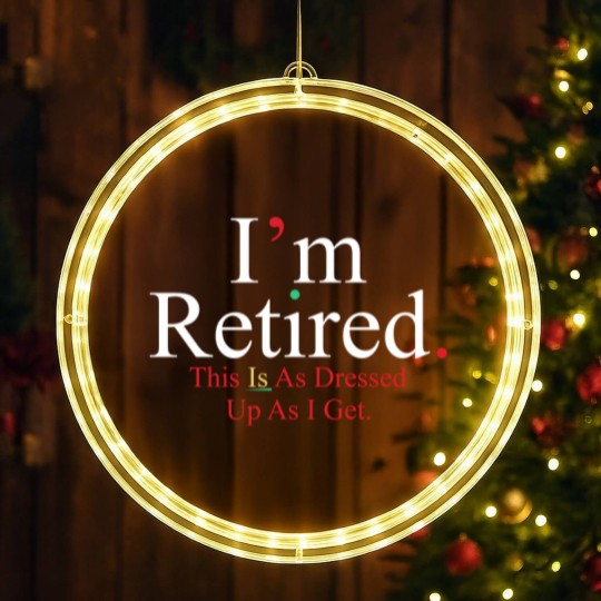 Discover Rihanna LED Christmas Window Lights, I'm Retired LED Christmas Window Lights, Retired LED Christmas Window Lights