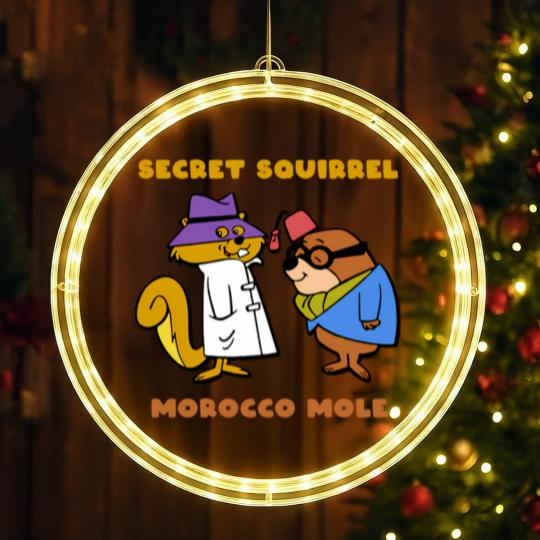 Discover Secret Squirrel and Morocco Mole LED Christmas Window Lights