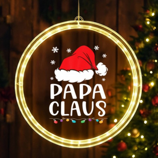 Discover Papa Claus Family Matching Papa Claus Pajama LED Christmas Window Lights