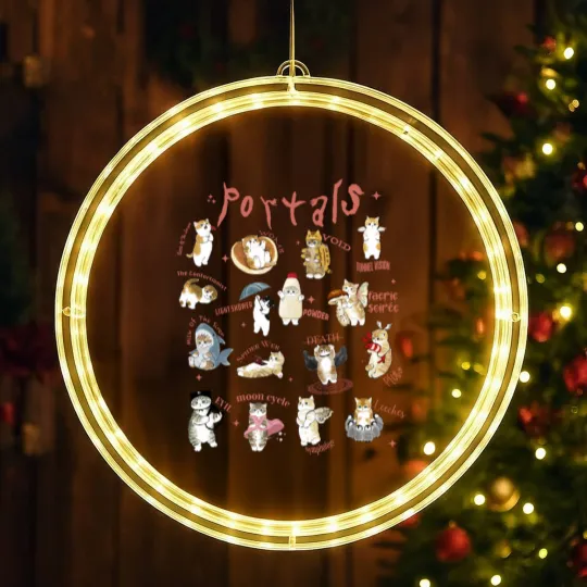 Discover Melanie LED Christmas Window Lights, Melanie Cat Portals LED Christmas Window Lights, Retro Portals Tour