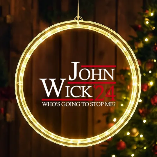 Discover John Wick 24 LED Christmas Window Lights