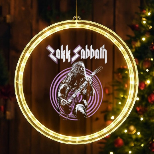 Discover Zakk Sabbath band merch LED Christmas Window Lights