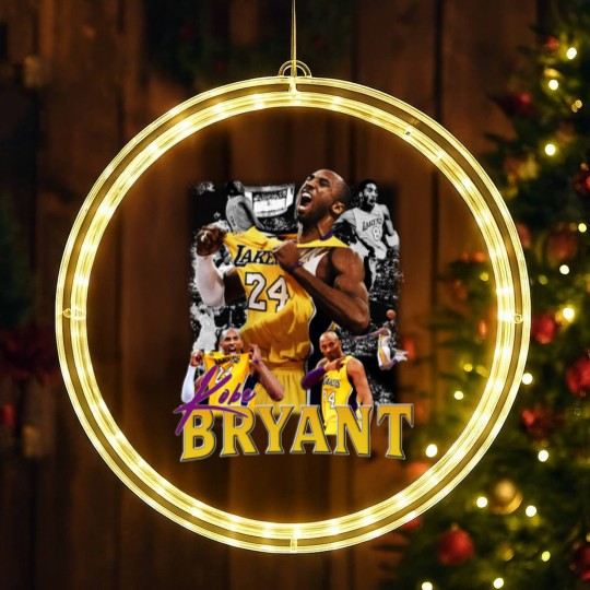 Discover Kobe Bryant LED Christmas Window Lights, Vintage Kobe Bryant LED Christmas Window Lights