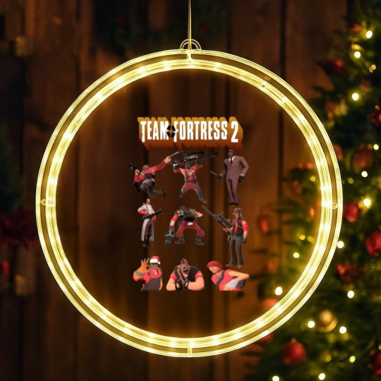 Discover Team fortress all characters classes with tf logo classic LED Christmas Window Lights LED Christmas Window Lights