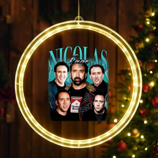 Discover Nicolas Cage LED Christmas Window Lights